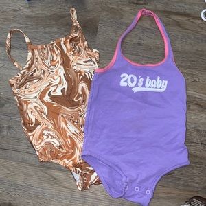 2 very cute onesies 18-24 months